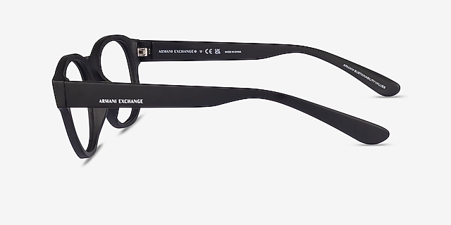 Armani Exchange AX3110F Matte Black PlasticEyeglass Frames from EyeBuyDirect, Side View