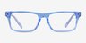 Armani Exchange AX3115F Shiny Transparent Blue AcetateEyeglass Frames from EyeBuyDirect, Front View