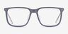 Armani Exchange AX3119F Matte Blue MetalEyeglass Frames from EyeBuyDirect, Front View