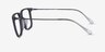 Armani Exchange AX3119F Matte Blue MetalEyeglass Frames from EyeBuyDirect, Side View