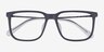 Armani Exchange AX3119F Matte Blue MetalEyeglass Frames from EyeBuyDirect, Closed View