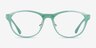 Oakley Draw Up Polished Trans Jade PlastiqueMontures de lunettes de vue d'EyeBuyDirect, Vue de Face