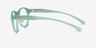 Oakley Draw Up Polished Trans Jade PlastiqueMontures de lunettes de vue d'EyeBuyDirect, Vue de Côté