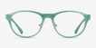 Oakley Draw Up Polished Trans Jade PlasticEyeglass Frames from EyeBuyDirect, Front View