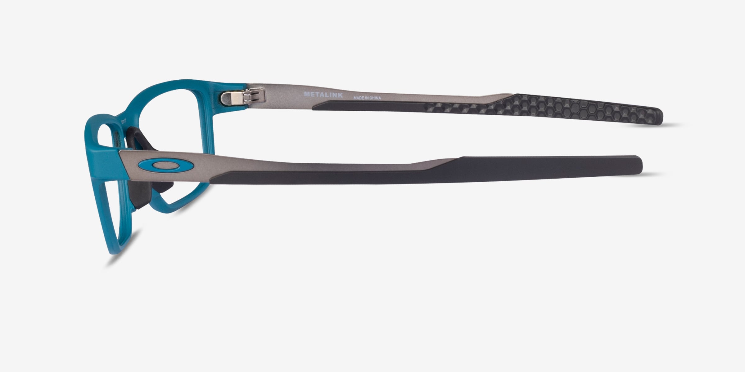 Oakley Metalink - Rectangle Satin Black Frame Glasses For Men