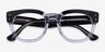 Ray-Ban RB0298VF Mega Hawkeye Black On Transparent PlasticEyeglass Frames from EyeBuyDirect, Closed View
