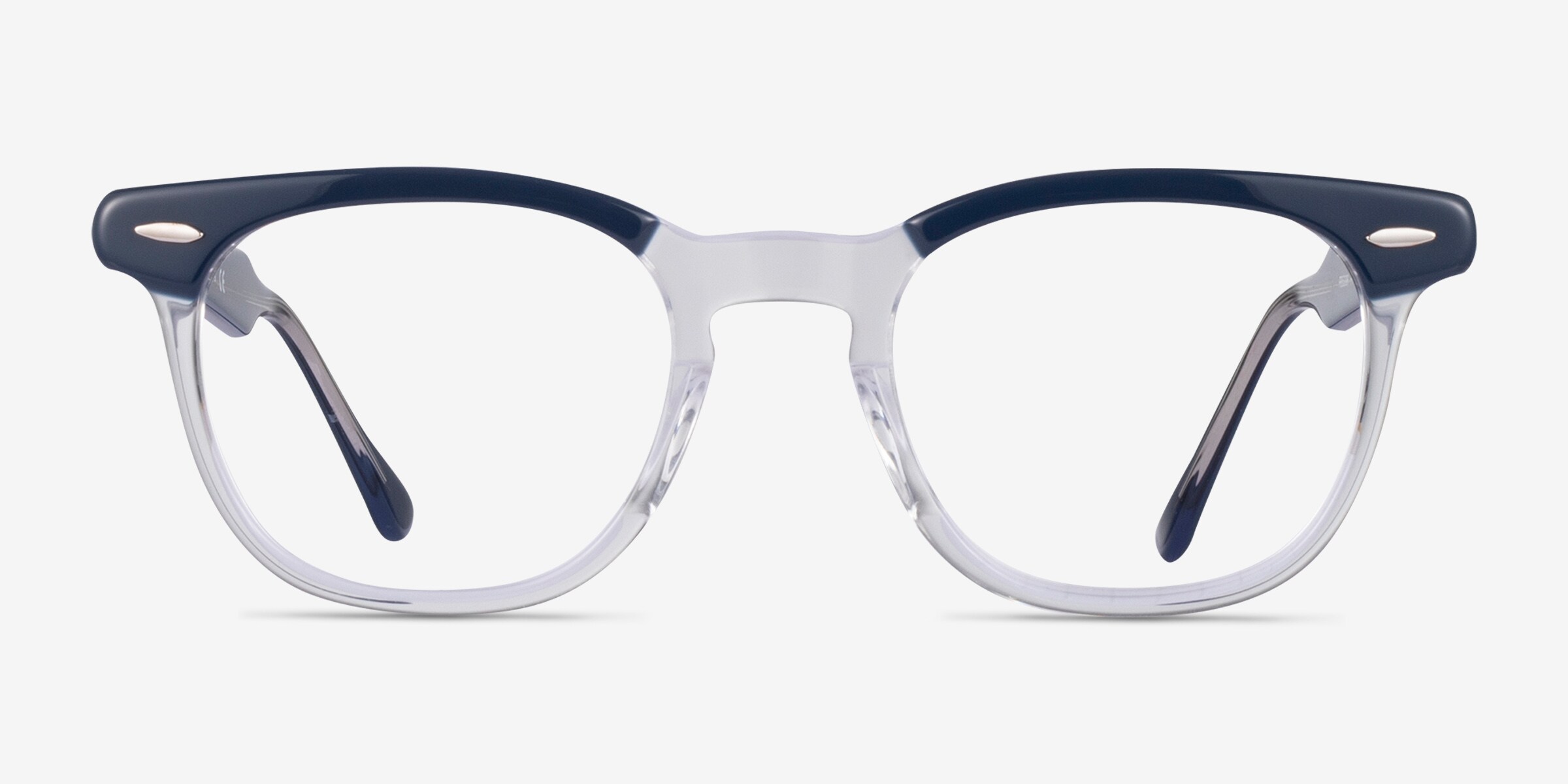 Ray-Ban RB5398 Hawkeye - Square Transparent Blue Frame Eyeglasses