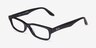 Ray-Ban RB5415D Black PlasticEyeglass Frames from EyeBuyDirect, Angle View