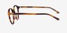 Ray-Ban RB5430F Striped Brown AcetateEyeglass Frames from EyeBuyDirect, Side View