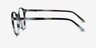 Ray-Ban RB5430F Striped Green AcetateEyeglass Frames from EyeBuyDirect, Side View