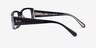 Ray-Ban RB5434F Miriam Black On Transparent PlasticEyeglass Frames from EyeBuyDirect, Side View
