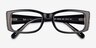 Ray-Ban RB5434F Miriam Black On Transparent PlasticEyeglass Frames from EyeBuyDirect, Closed View