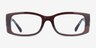 Ray-Ban RB5434F Miriam Brown On Transparent Blue PlasticEyeglass Frames from EyeBuyDirect, Front View