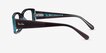 Ray-Ban RB5434F Miriam Brown On Transparent Blue PlasticEyeglass Frames from EyeBuyDirect, Side View