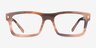 Ray-Ban RB5435F Tortoise Brown AcetateEyeglass Frames from EyeBuyDirect, Front View