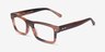 Ray-Ban RB5435F Tortoise Brown AcetateEyeglass Frames from EyeBuyDirect, Angle View