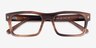 Ray-Ban RB5435F Tortoise Brown AcetateEyeglass Frames from EyeBuyDirect, Closed View