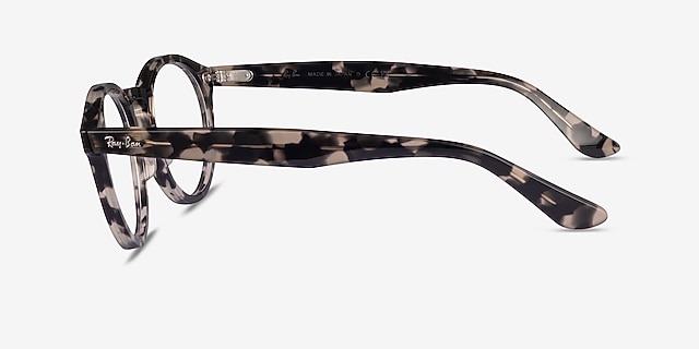 Ray-Ban RB7680V Larry Gray Tortoise AcetateEyeglass Frames from EyeBuyDirect, Side View