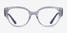 Vogue Eyewear VO5482 Transparent Blue PlasticEyeglass Frames from EyeBuyDirect, Front View