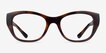Vogue Eyewear VO5569 Dark Tortoise PlasticEyeglass Frames from EyeBuyDirect, Front View