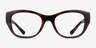 Vogue Eyewear VO5569 Écaille Noire PlastiqueMontures de lunettes de vue d'EyeBuyDirect, Vue de Face