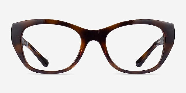 Vogue Eyewear VO5569 Dark Tortoise PlasticEyeglass Frames from EyeBuyDirect, Front View