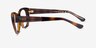 Vogue Eyewear VO5569 Écaille Noire PlastiqueMontures de lunettes de vue d'EyeBuyDirect, Vue de Côté