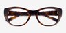 Vogue Eyewear VO5569 Écaille Noire PlastiqueMontures de lunettes de vue d'EyeBuyDirect, Vue Rapprochée
