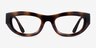 Vogue Eyewear VO5615 Total Dark Tortoise PlastiqueMontures de lunettes de vue d'EyeBuyDirect, Vue de Face