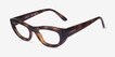 Vogue Eyewear VO5615 Total Dark Tortoise PlasticEyeglass Frames from EyeBuyDirect, Angle View