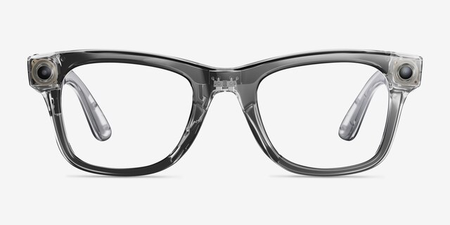 Ray-Ban Meta Wayfarer (Gen 2) - Square Shiny Transparent Gray 