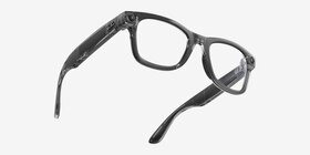 Ray-Ban Meta Wayfarer (Gen 2) Shiny Transparent Gray Plastic from EyeBuyDirect
