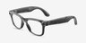 Ray-Ban Meta Wayfarer (Gen 2) Shiny Transparent Gray Plastic from EyeBuyDirect, Angle View