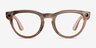 Ray-Ban Meta (Gen 2) Headliner Matte Peach Plastic from EyeBuyDirect, Front View