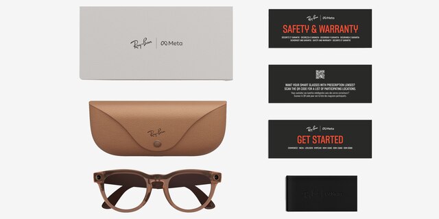 Ray-Ban Meta (Gen 2) Headliner Matte Peach Plastic from EyeBuyDirect