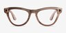 Ray-Ban Meta Skyler (Gen 2) Shiny Peach Plastic from EyeBuyDirect, Front View