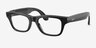 Ray-Ban Meta Blayzer Optics (Gen 2) Shiny Transparent Black Plastic from EyeBuyDirect, Angle View