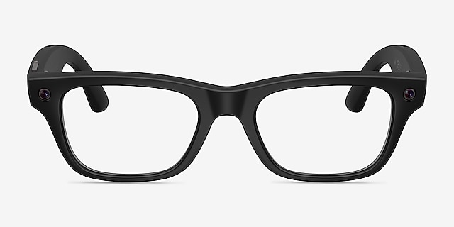 Ray-Ban Meta Blayzer Optics (Gen 2) - Rectangle Matte Black Frame | Eyebuydirect