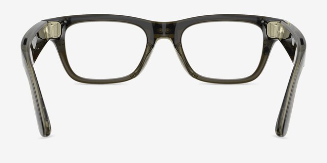 Ray-Ban Meta (Gen 2) Blayzer Optics Shiny Transparent Dark Olive Plastic from EyeBuyDirect