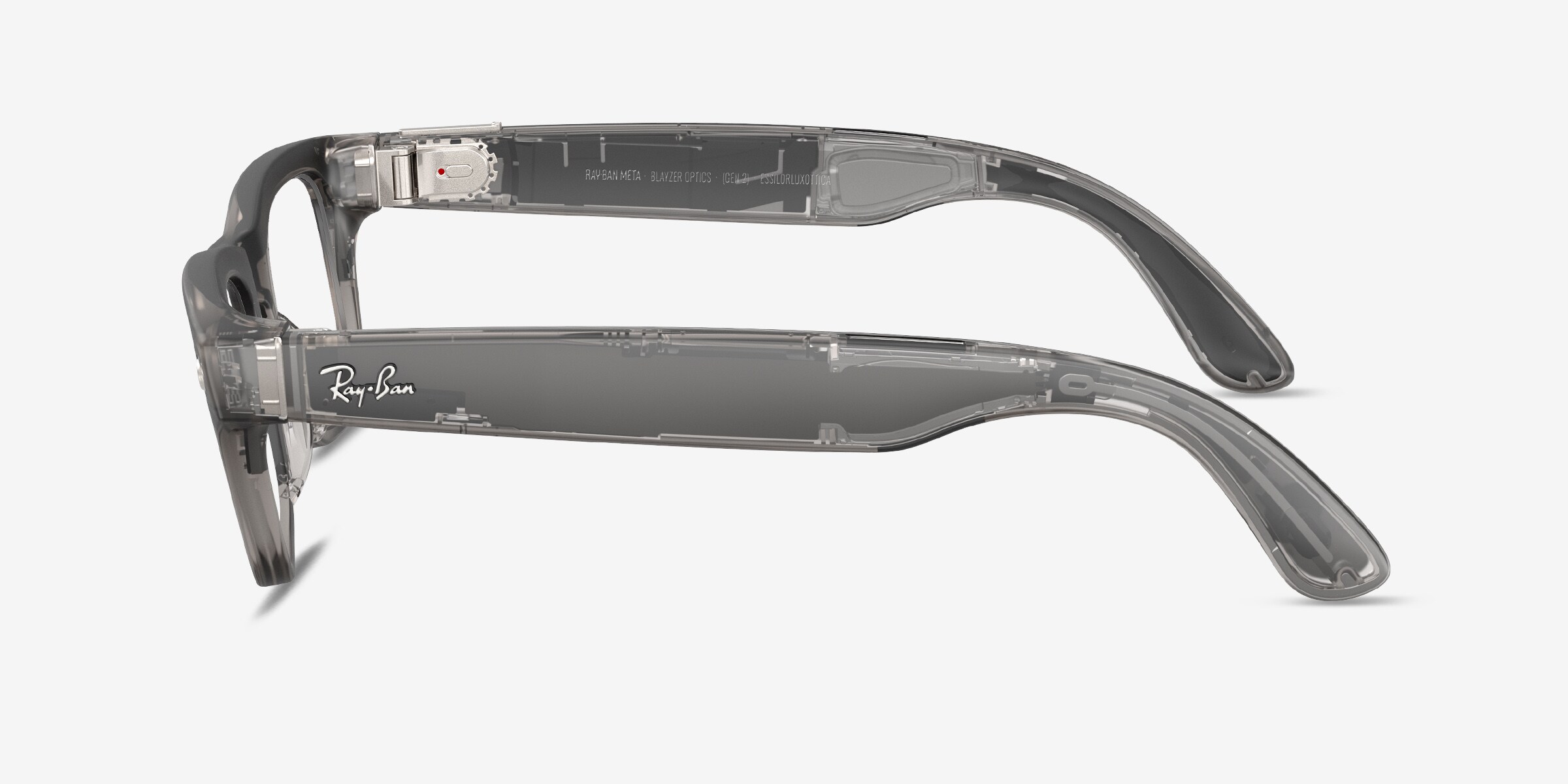 Ray-Ban Meta (Gen 2) Blayzer Optics - Rectangle Matte Transparent