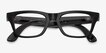 Ray-Ban Meta (Gen 2) Blayzer Optics Shiny Transparent Black Plastic from EyeBuyDirect, Closed View