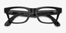 Ray-Ban Meta Blayzer Optics (Gen 2) Shiny Transparent Black Plastic from EyeBuyDirect, Closed View