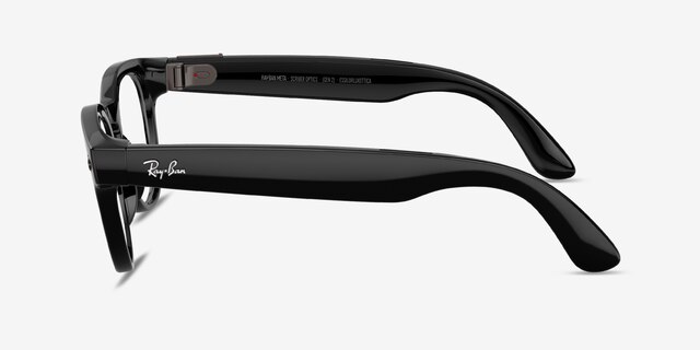 Ray-Ban Meta (Gen 2) Scriber Optics Shiny Black Plastic from EyeBuyDirect, Side View