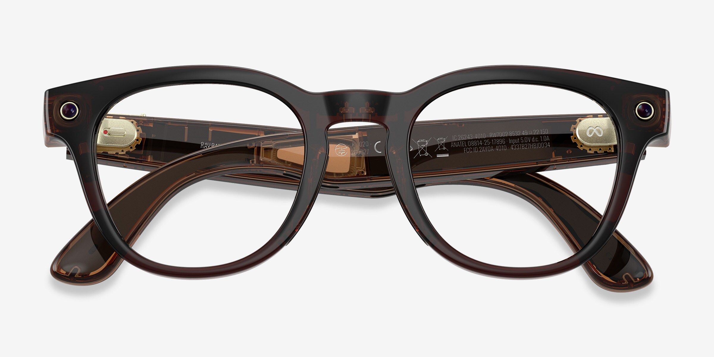 Ray-Ban Meta Scriber Optics (Gen 2) - Round Shiny Transparent 