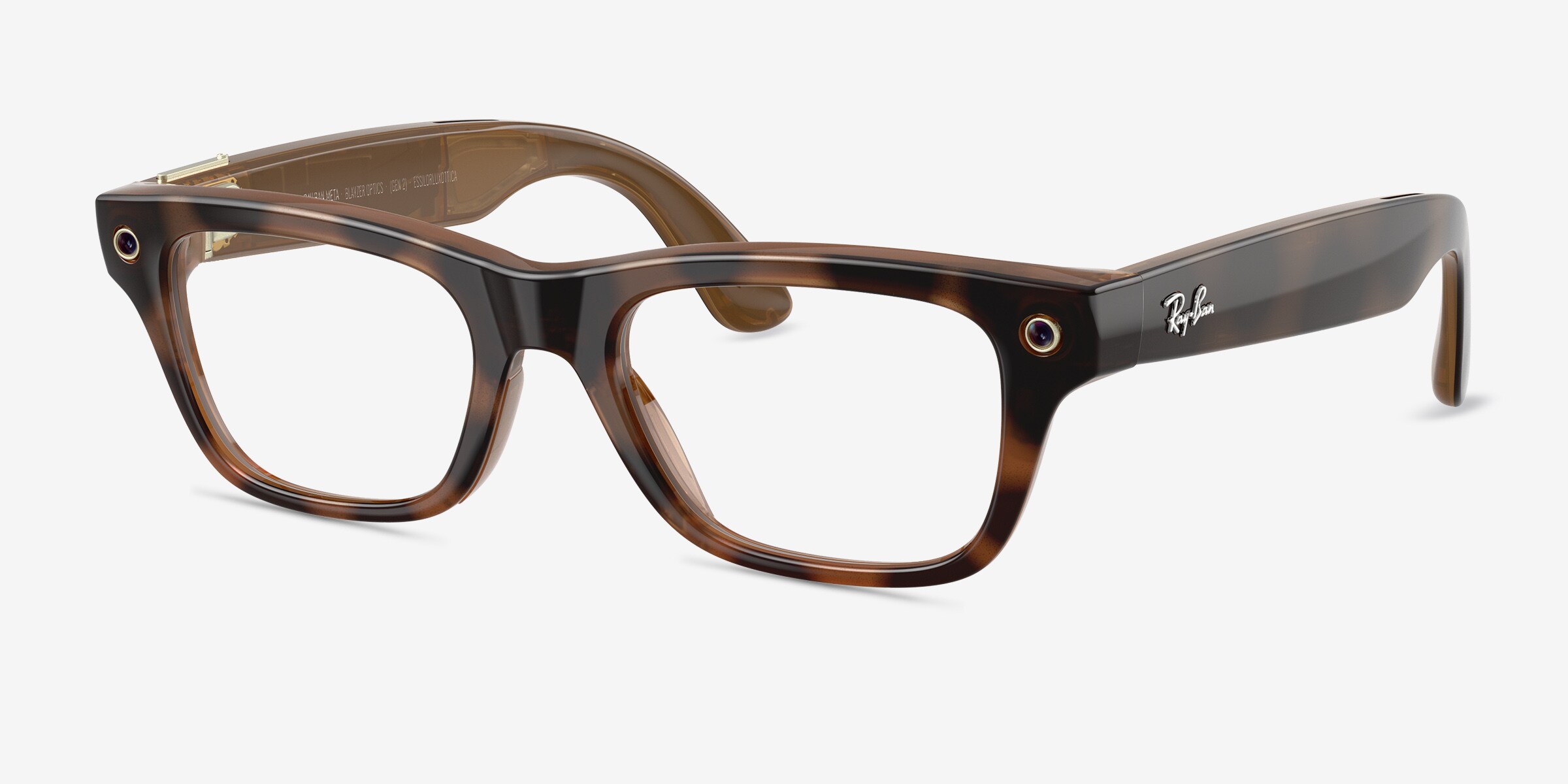 Ray-Ban Meta Blayzer Optics (Gen 2) - Rectangle Shiny Transparent 