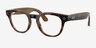 Ray-Ban Meta Scriber Optics (Gen 2) Havana Plastic from EyeBuyDirect, Angle View
