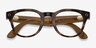 Ray-Ban Meta Scriber Optics (Gen 2) Havana Plastic from EyeBuyDirect, Closed View