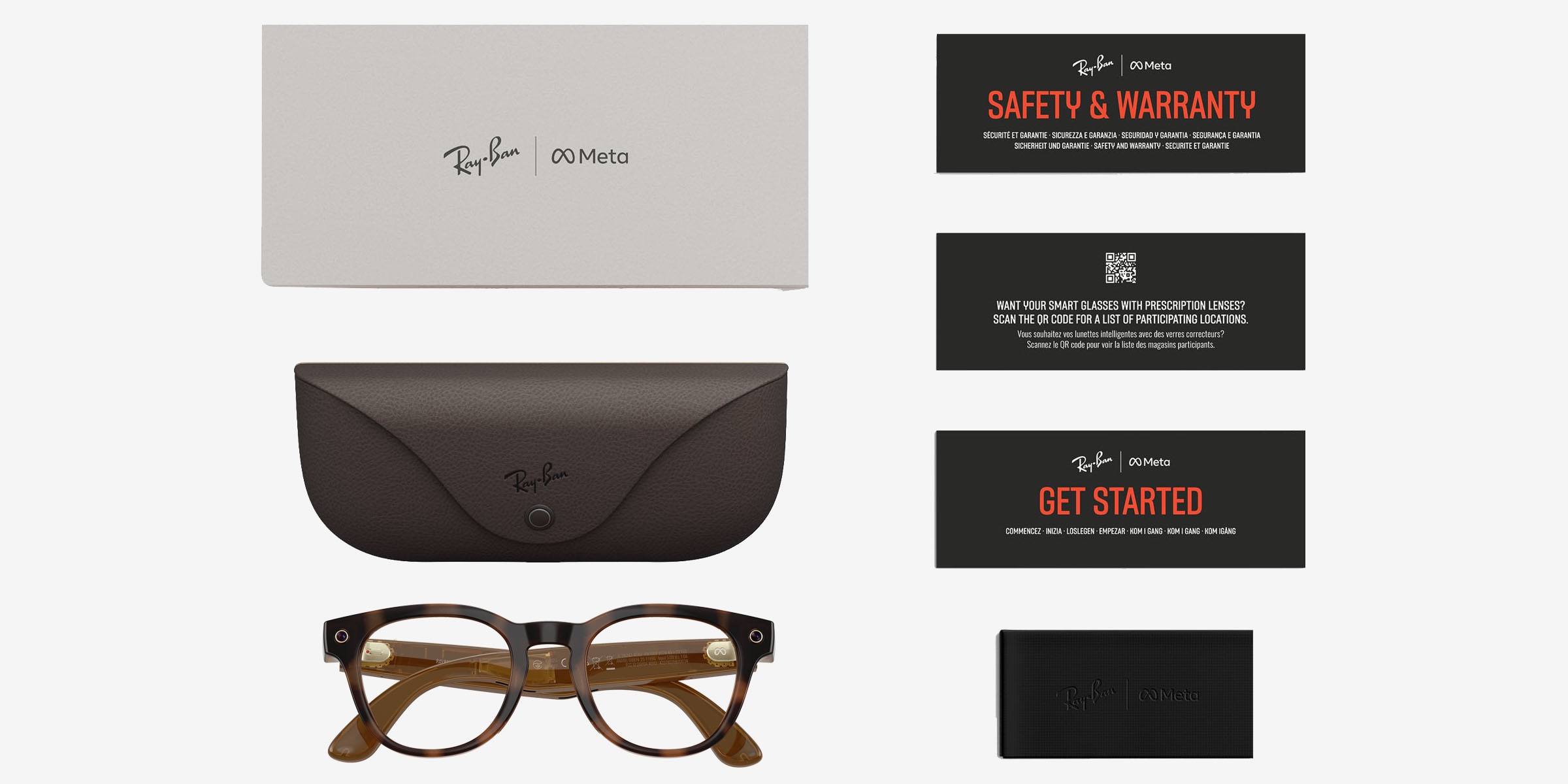 Ray-Ban Meta Scriber Optics (Gen 2) - Round Shiny Black Frame 