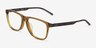 Armani Exchange AX3048F Shiny Transparent Green AcétateMontures de lunettes de vue d'EyeBuyDirect, Vue d'Angle
