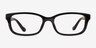 Coach HC6233U Noir AcétateMontures de lunettes de vue d'EyeBuyDirect, Vue de Face